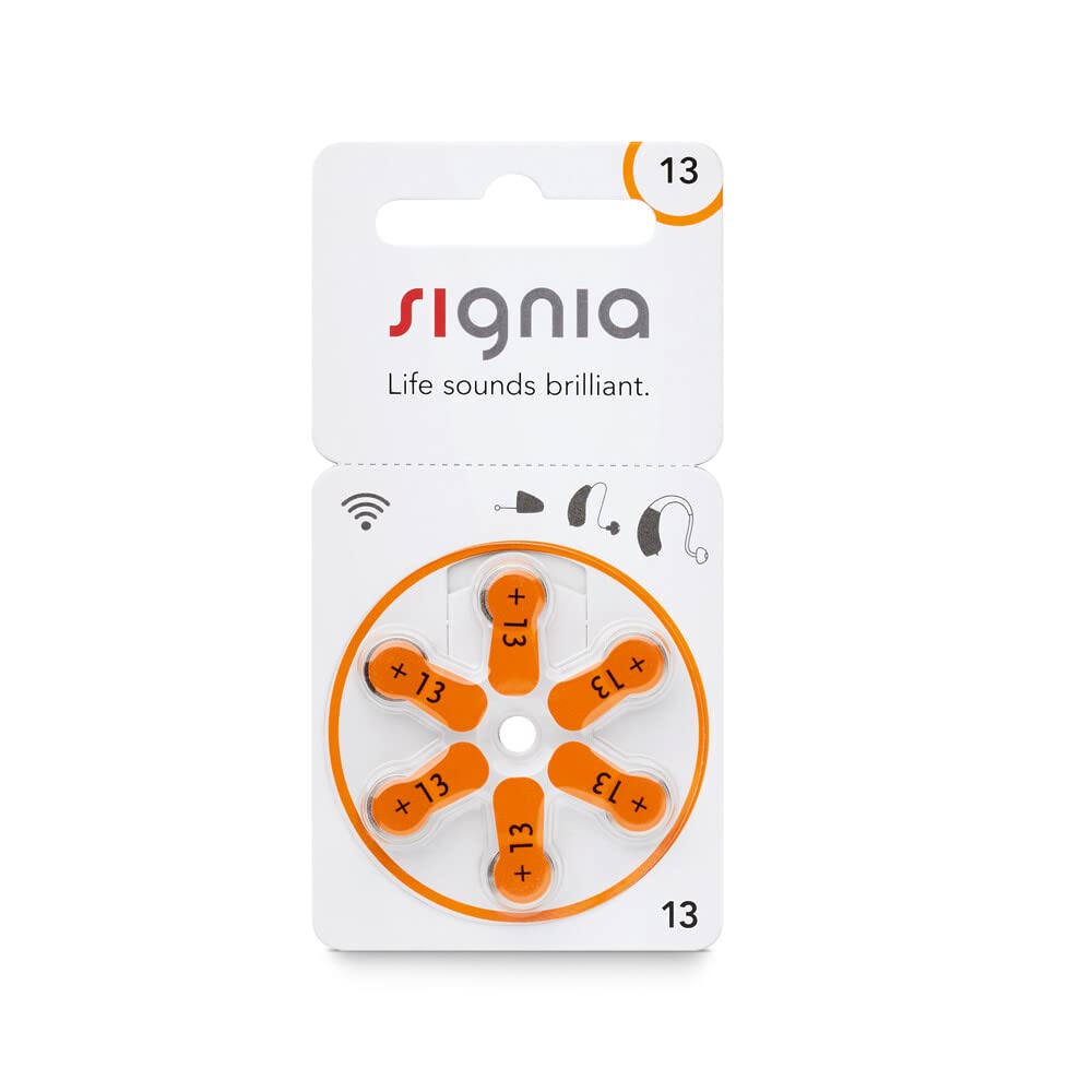 Signia Hearing Aid Batteries Size 13 (10 Strips - 60 Batteries) Signia Hearing Aid Batteries Size 13 (10 Strips - 60 Batteries) - Signia Hearing Aid